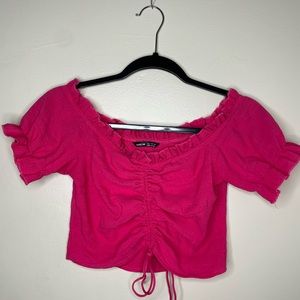 Hot Pink Crop Top